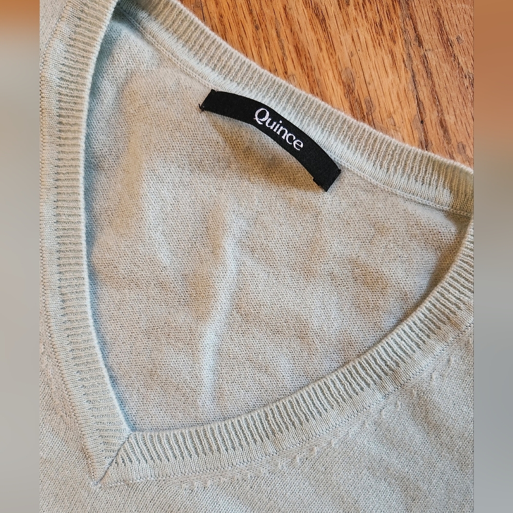Light Blue Women's Sweater - Picture 2 of 2